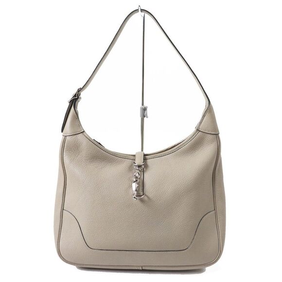 HERMES Trim 31 Gray Shoulder Bag - Picture 1 of 6